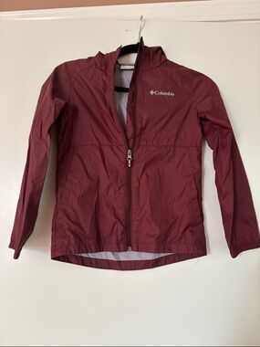 Kids Columbia Maroon switchback IV Jacket